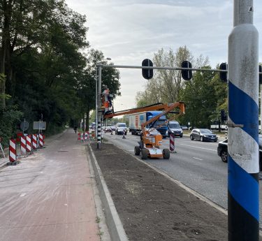 Groen licht voor vlotte en veilige doorgang op Keesomstraat-Galvanistraat!
